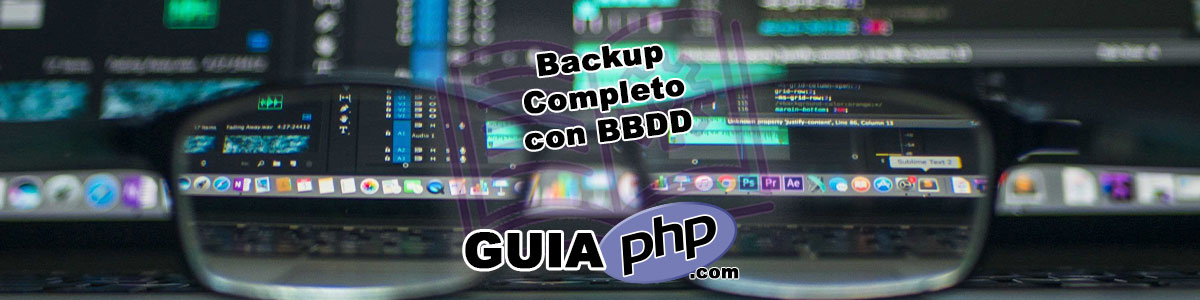 Backup Completo con BBDD en PHP